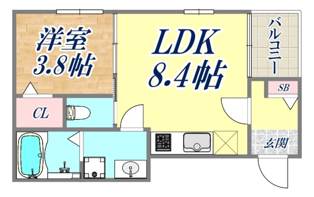 2階の間取り図