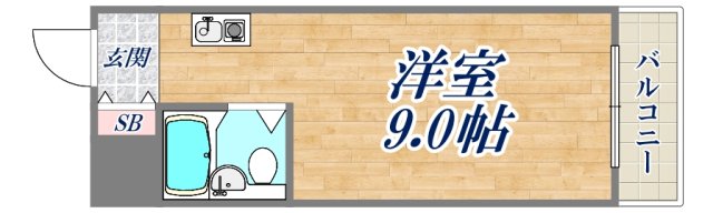 2階の間取り図
