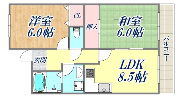 3階の間取り図