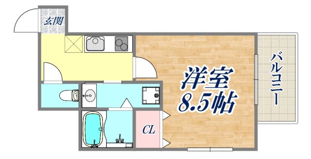 1階の間取り図