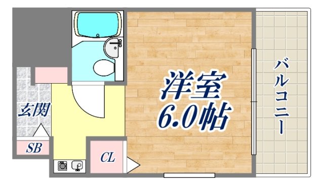 8階の間取り図