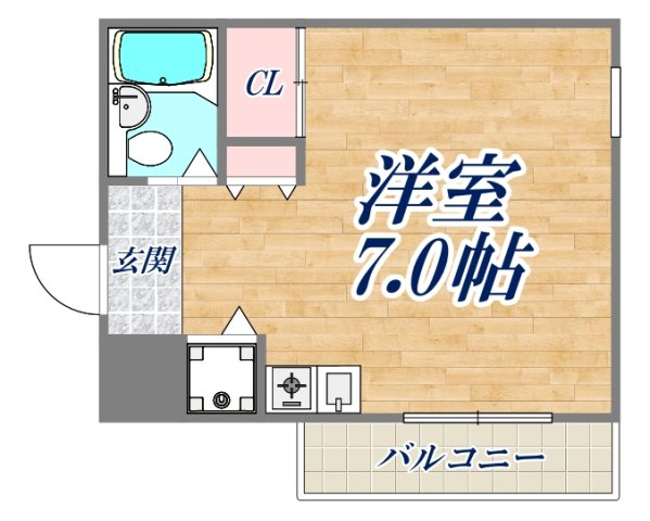 4階の間取り図
