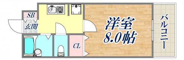 1階の間取り図