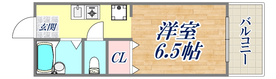 1階の間取り図