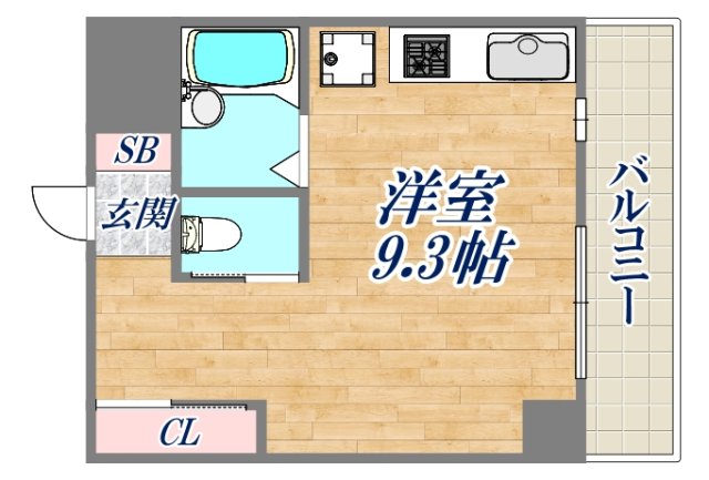 3階の間取り図