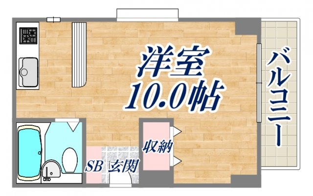 1階の間取り図