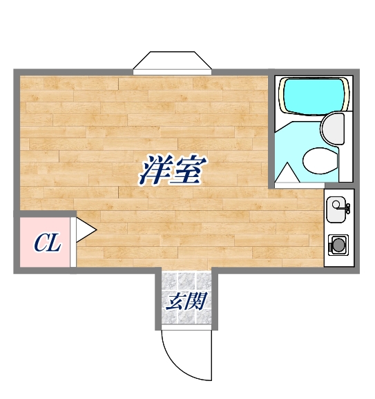 4階の間取り図