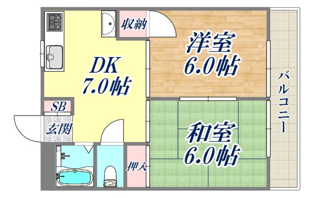 3階の間取り図