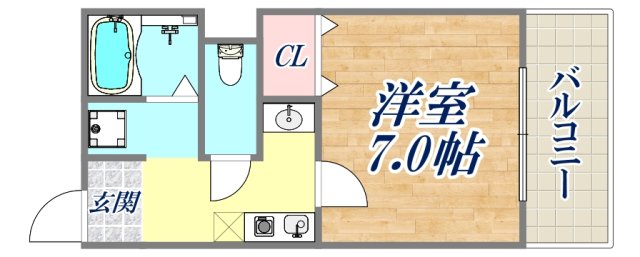 7階の間取り図