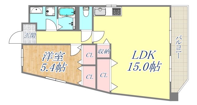 3階の間取り図