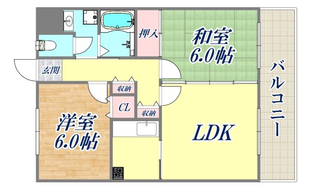 3階の間取り図