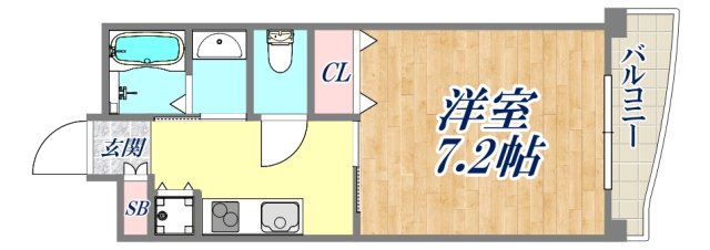 6階の間取り図