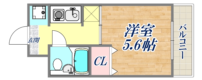 1階の間取り図