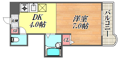3階の間取り図