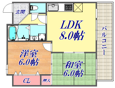 3階の間取り図