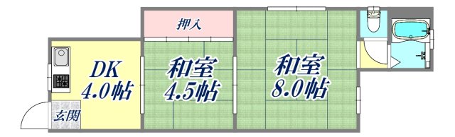 1階の間取り図