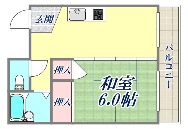 4階の間取り図
