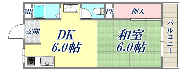 2階の間取り図