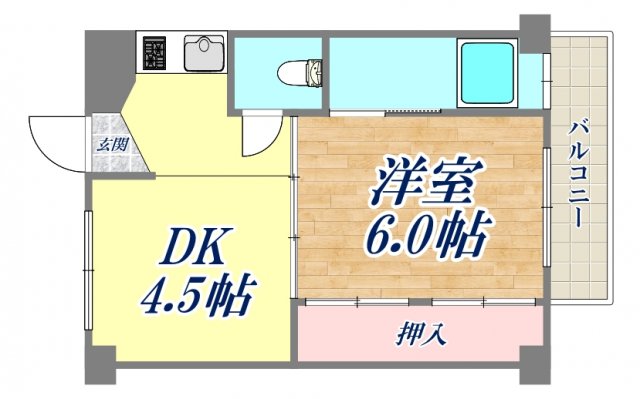 1階の間取り図
