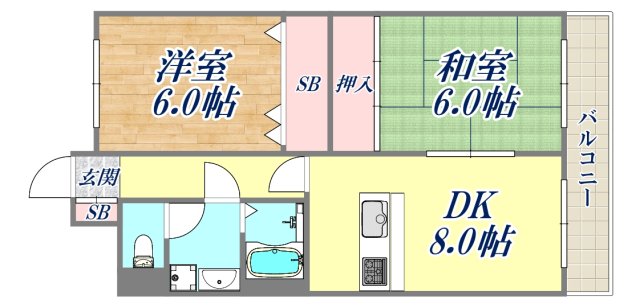 3階の間取り図