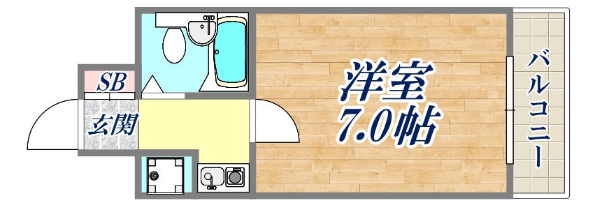 4階の間取り図