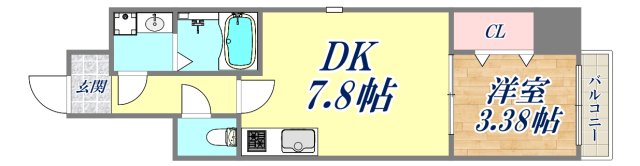 2階の間取り図