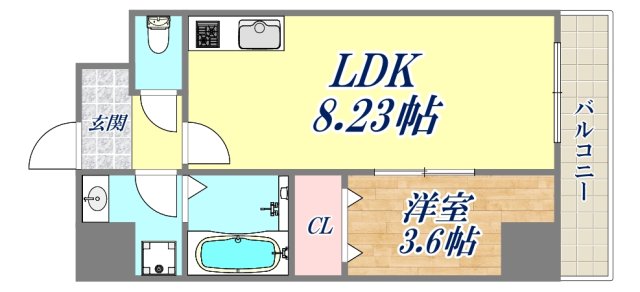 2階の間取り図