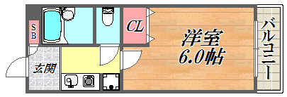 2階の間取り図