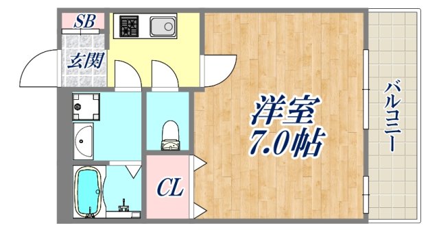 7階の間取り図