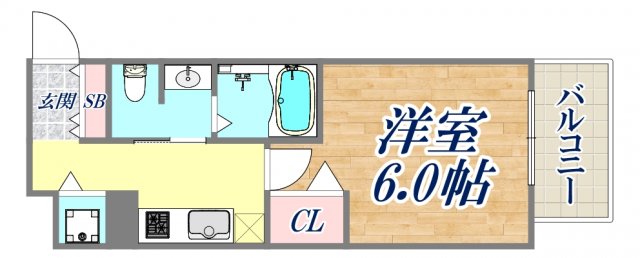 7階の間取り図