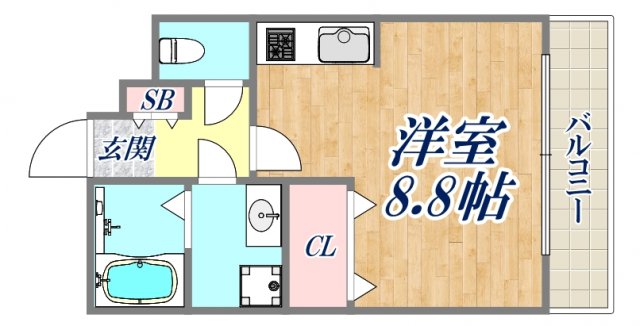 2階の間取り図
