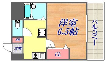 5階の間取り図