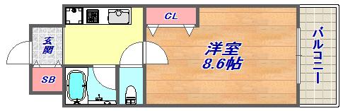 2階の間取り図