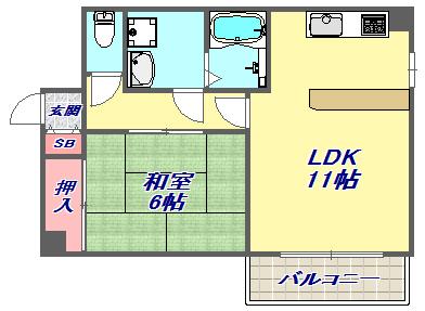 3階の間取り図