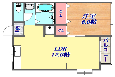 4階の間取り図