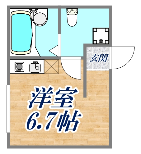 2階の間取り図