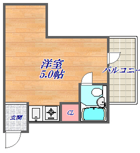 4階の間取り図