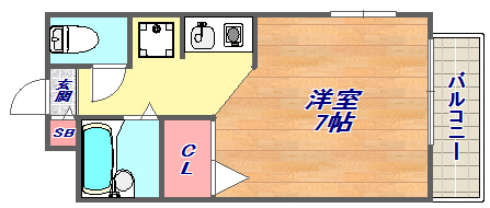 2階の間取り図