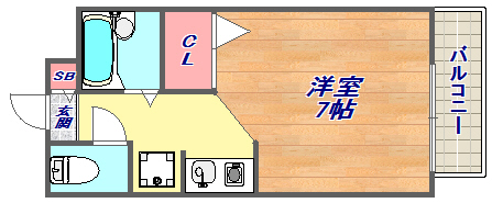 3階の間取り図