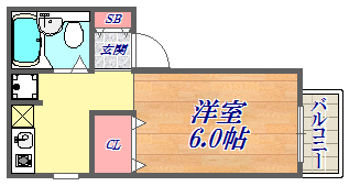 1階の間取り図