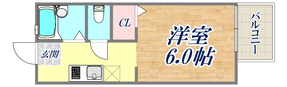 1階の間取り図