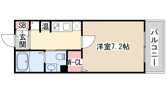 2階の間取り図