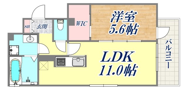 3階の間取り図