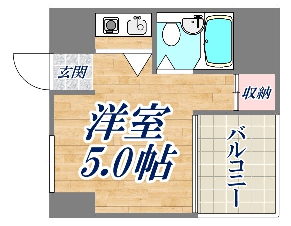8階の間取り図