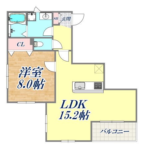 3階の間取り図