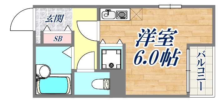 1階の間取り図
