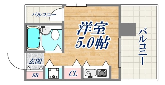 1階の間取り図
