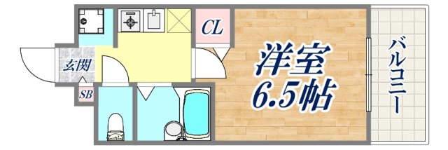 1階の間取り図