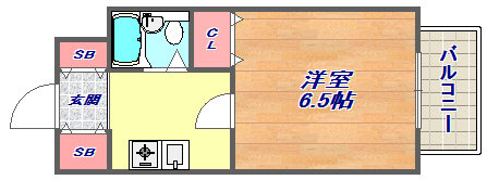 1階の間取り図