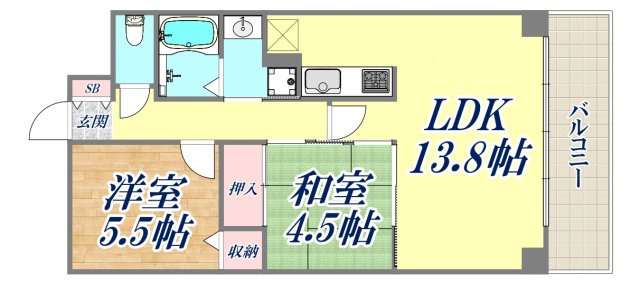 3階の間取り図